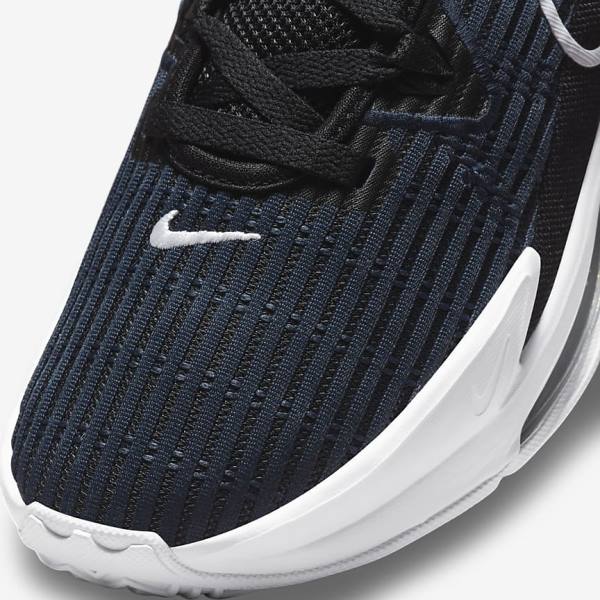 Men's Nike LeBron Witness 6 Basketball Shoes Black / Dark Obsidian / White | NK198QGN