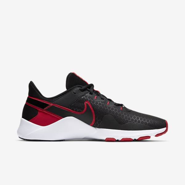 Men's Nike Legend Essential 2 Training Shoes Black / Red / White | NK674YEP