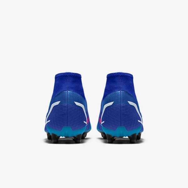 Men's Nike Mercurial Superfly 8 Academy By You Custom Football Shoes Multicolor | NK859TEY