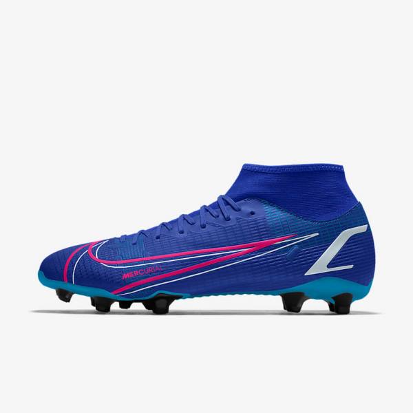 Men\'s Nike Mercurial Superfly 8 Academy By You Custom Football Shoes Multicolor | NK859TEY