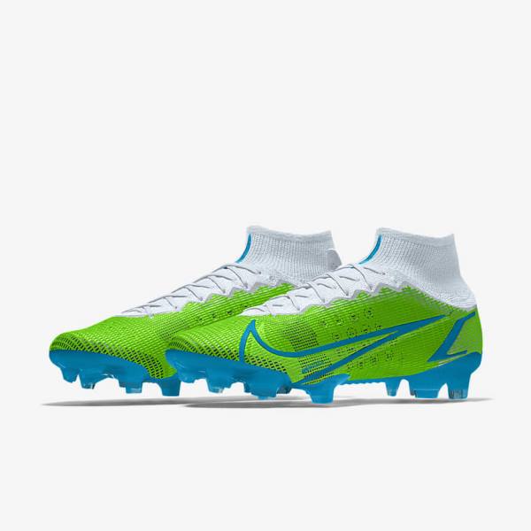 Men's Nike Mercurial Superfly 8 Elite By You Custom Football Shoes Multicolor | NK079RIJ