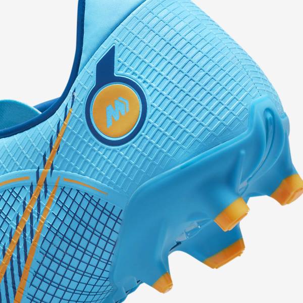 Men's Nike Mercurial Vapor 14 Academy MG Multi-Ground Football Shoes Blue / Orange | NK612DFI