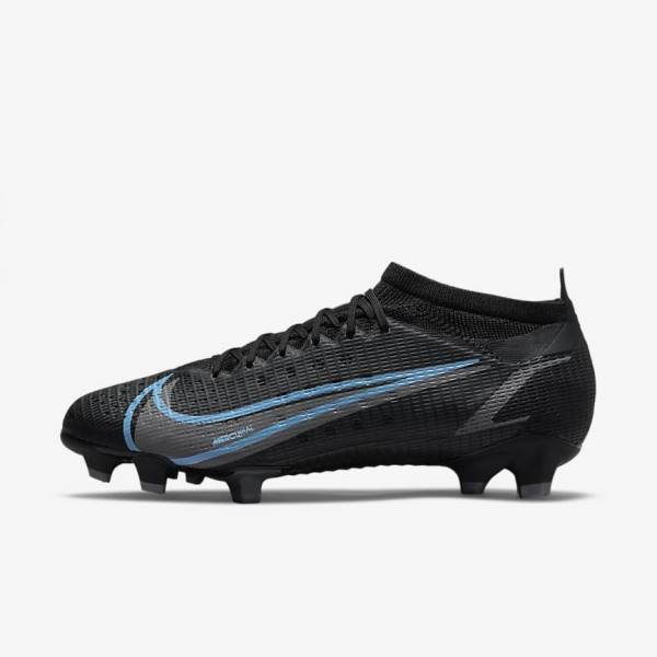 Men\'s Nike Mercurial Vapor 14 Pro FG Firm-Ground Football Shoes Black | NK591YBI