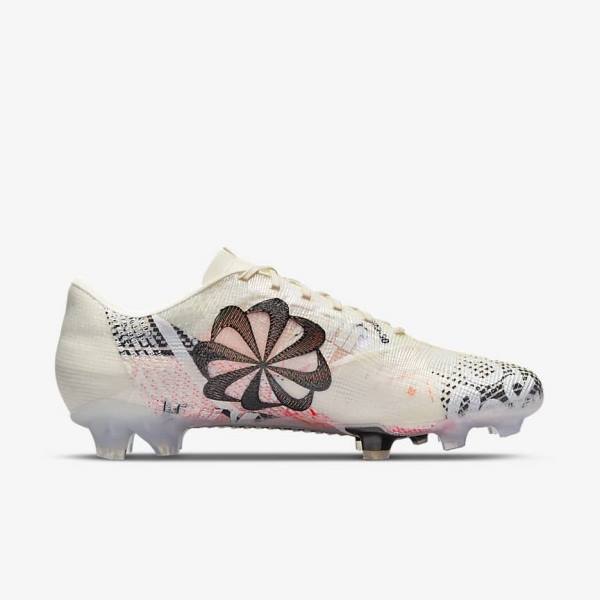 Men's Nike Mercurial Vapor Next Nature FG Firm-Ground Football Shoes Light Pink / Orange / Black | NK417QHK