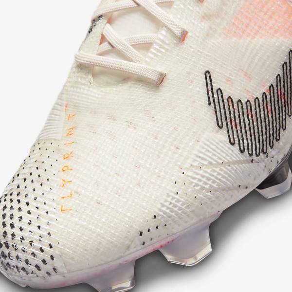 Men's Nike Mercurial Vapor Next Nature FG Firm-Ground Football Shoes Light Pink / Orange / Black | NK417QHK