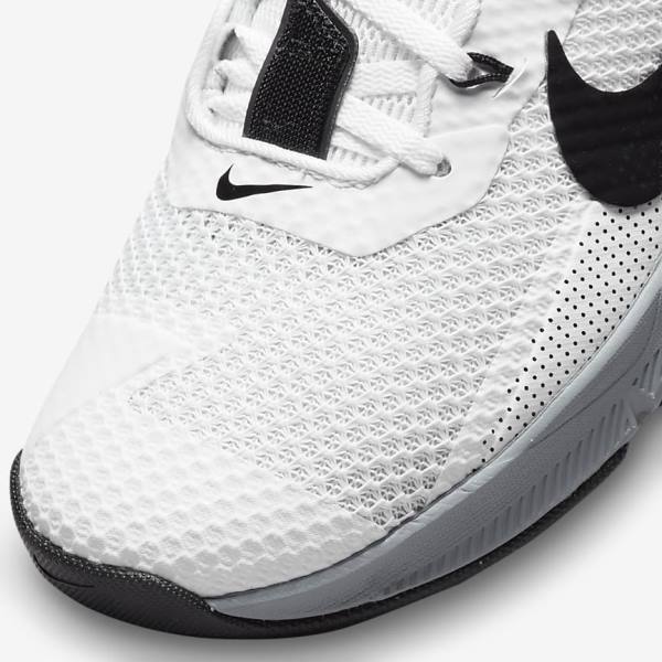 Men's Nike Metcon 7 Training Shoes White / Grey / Platinum / Black | NK463VPH