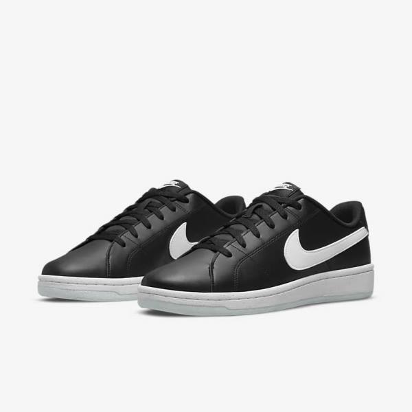 Men's Nike NikeCourt Royale 2 Next Nature Sneakers Black / White | NK293SXH