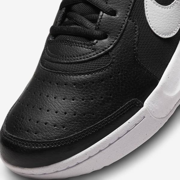 Men's Nike NikeCourt Zoom Lite 3 Hard Court Tennis Shoes Black / White | NK416BKU