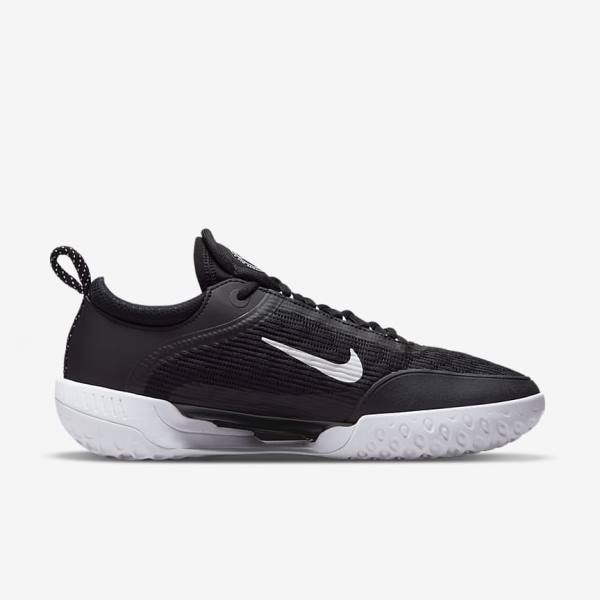 Men's Nike NikeCourt Zoom NXT Hard Court Tennis Shoes Black / White | NK432WJR