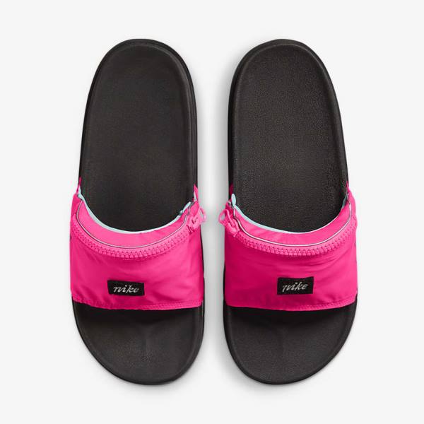 Men's Nike OffCourt Be True Slides Pink | NK802PAJ