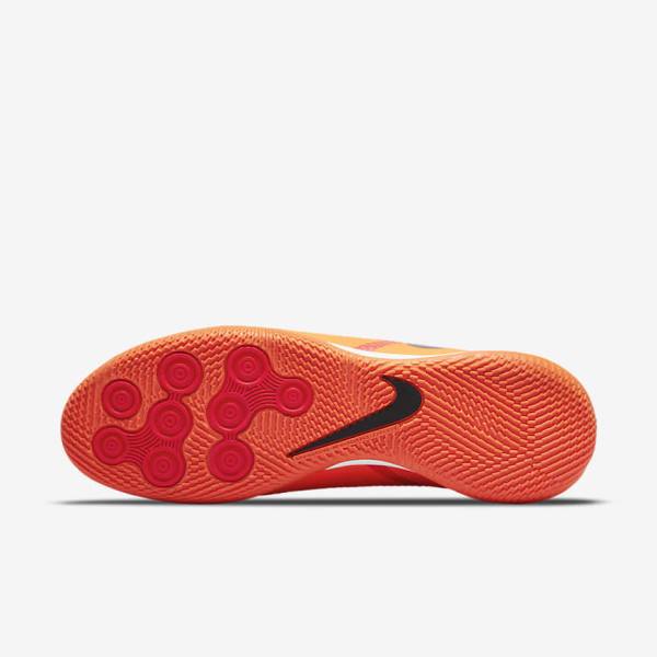 Men's Nike Phantom GT2 Academy Dynamic Fit IC Indoor Court Football Shoes Orange / Light Red / Black | NK705ZJO