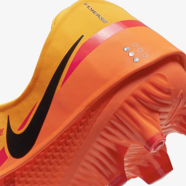 Men's Nike Phantom GT2 Academy FlyEase MG Multi-Grounds Football Shoes Orange / Light Red / Black | NK735IAO