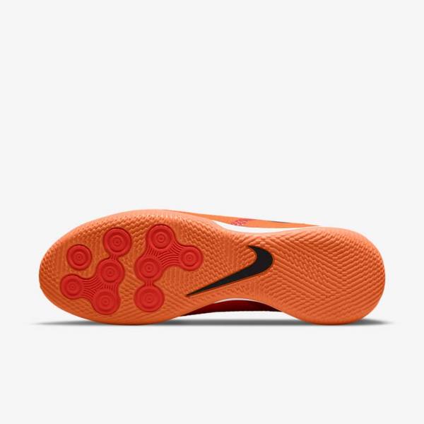 Men's Nike Phantom GT2 Academy IC Indoor-Court Football Shoes Orange / Light Red / Black | NK209RSU