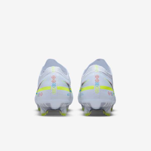 Men's Nike Phantom GT2 Elite FG Firm-Ground Football Shoes Grey / Light Blue | NK756AXD