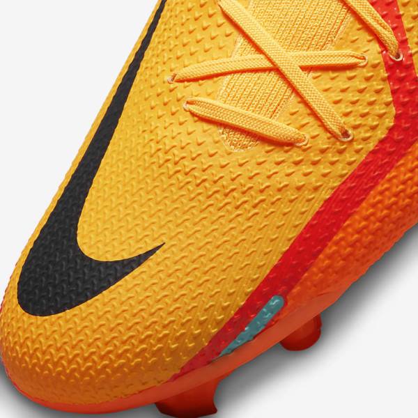 Men's Nike Phantom GT2 Pro FG Firm-Ground Football Shoes Orange / Light Red / Black | NK164BYG