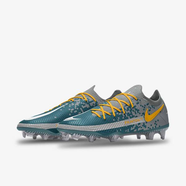 Men's Nike Phantom GT Elite By You Custom Firm Ground Football Shoes Multicolor | NK394TMS