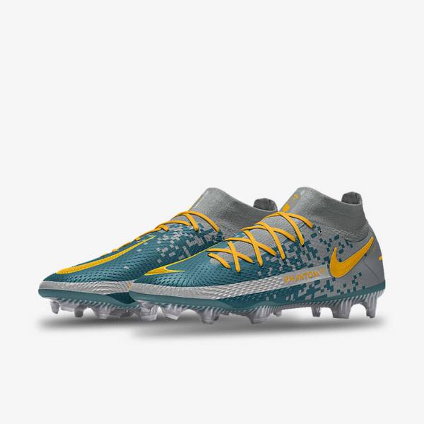 Men's Nike Phantom GT Elite By You Custom Firm Ground Football Shoes Multicolor | NK589BOD