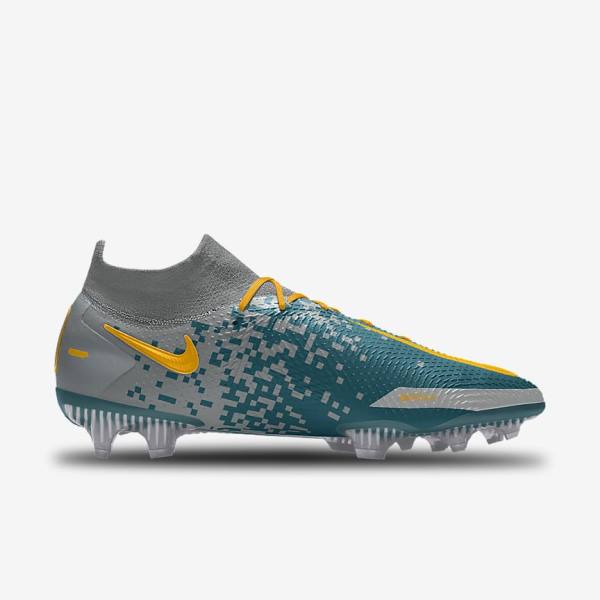 Men's Nike Phantom GT Elite By You Custom Firm Ground Football Shoes Multicolor | NK589BOD