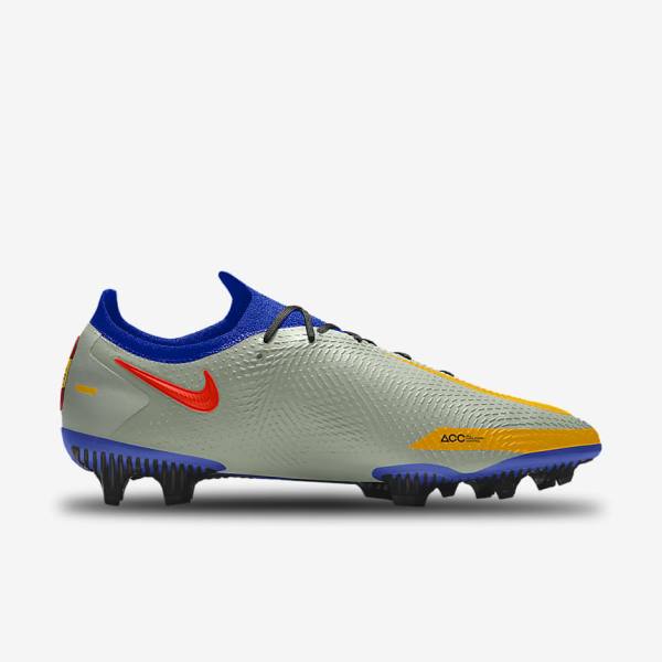 Men's Nike Phantom GT Elite By You Custom Firm Ground Football Shoes Multicolor | NK592FGA