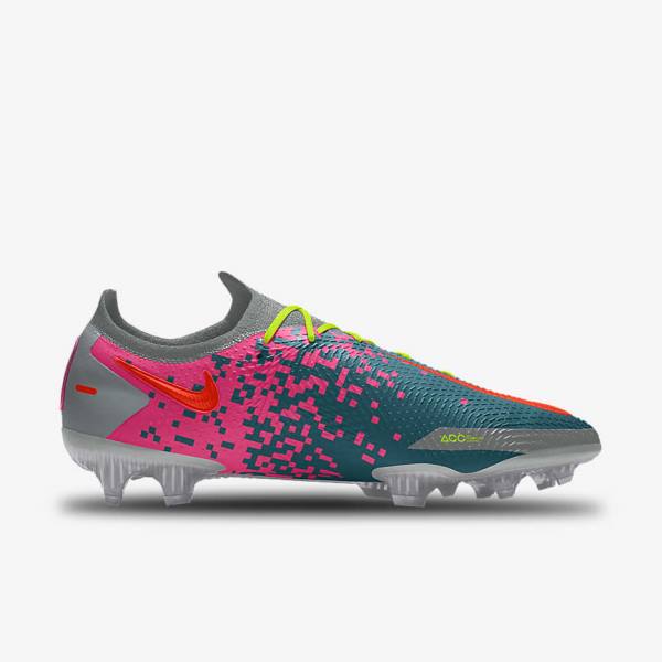 Men's Nike Phantom GT Elite By You Custom Firm Ground Football Shoes Multicolor | NK598QPH