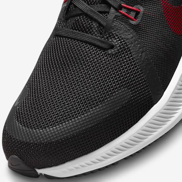 Men's Nike Quest 4 Road Running Shoes Black / White / Dark Grey / Red | NK309SJY