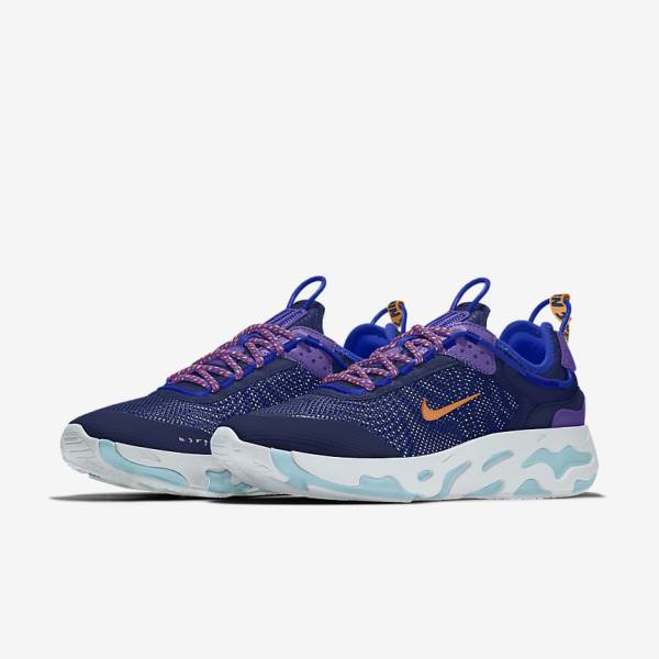 Men's Nike React Live By You Custom Sneakers Multicolor | NK576EAS