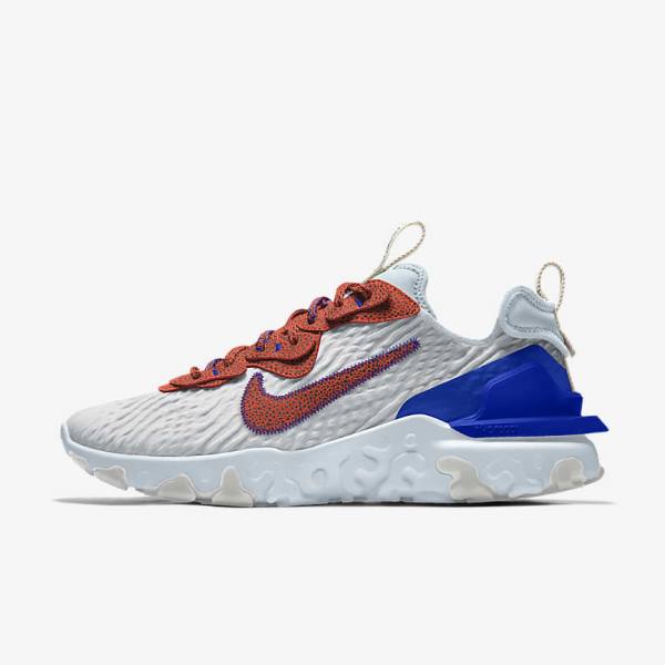 Men\'s Nike React Vision By You Custom Lifestyle Sneakers Multicolor | NK497KVU