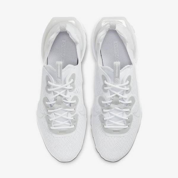 Men's Nike React Vision Sneakers White / Light Grey / Light Grey | NK607OXT