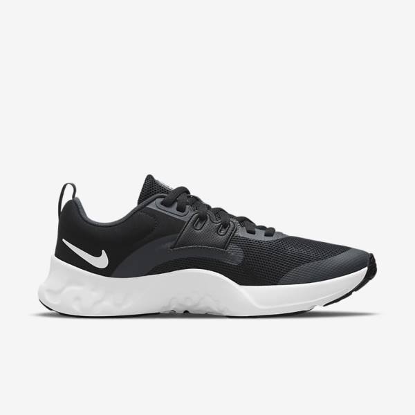 Men's Nike Renew Retaliation TR 3 Training Shoes Black / Dark Grey / White | NK254RXQ