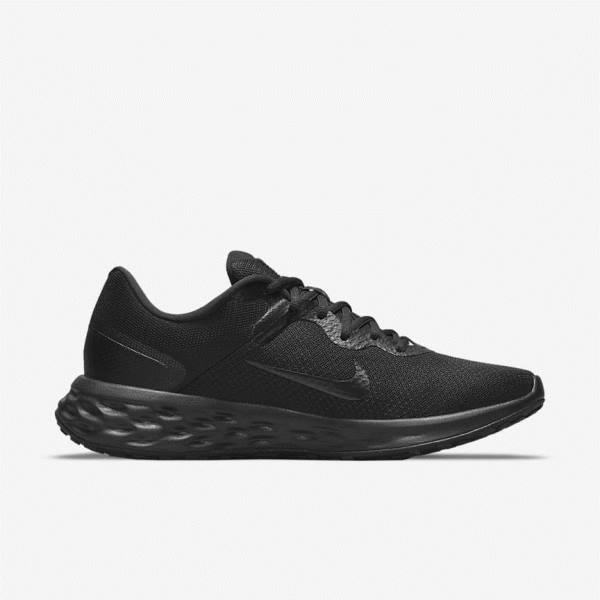 Men's Nike Revolution 6 Next Nature Road Running Shoes Black / Dark Grey | NK845ZVU