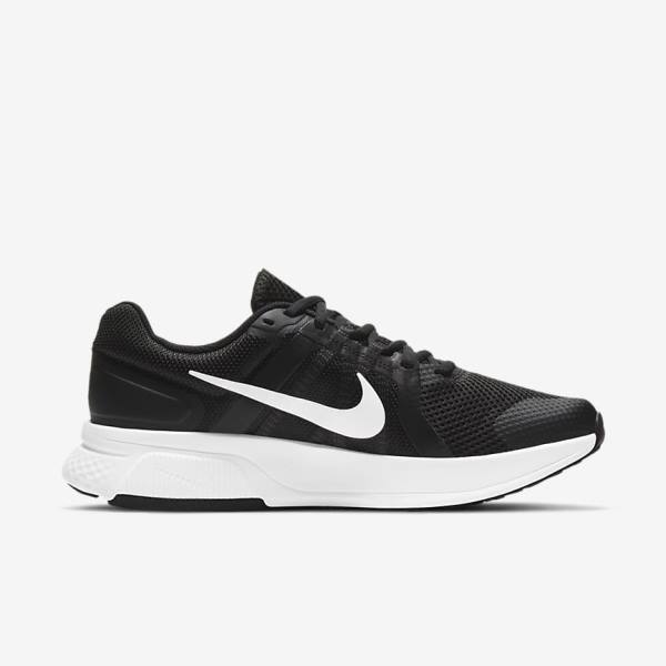 Men's Nike Run Swift 2 Road Running Shoes Black / Dark Grey / White | NK315JNS