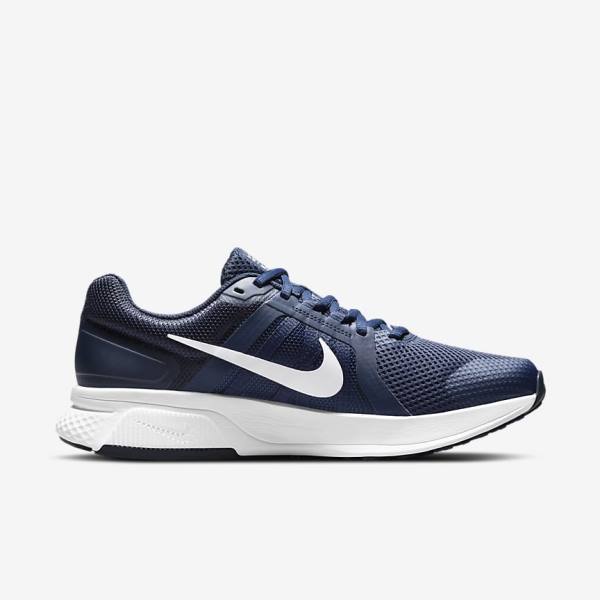 Men's Nike Run Swift 2 Road Running Shoes Navy / Obsidian / White | NK375XWQ