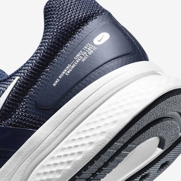 Men's Nike Run Swift 2 Road Running Shoes Navy / Obsidian / White | NK375XWQ