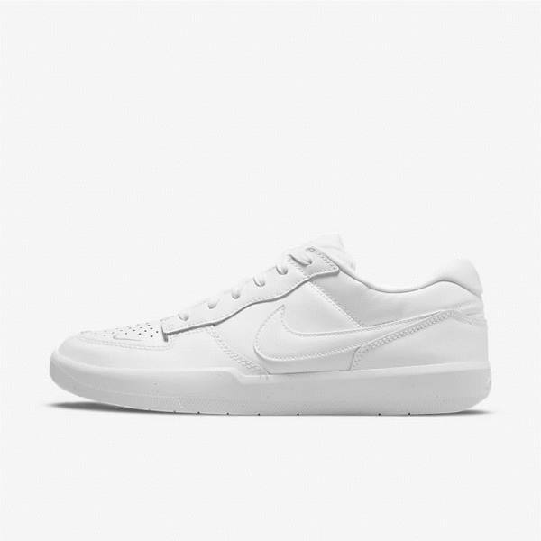 Men\'s Nike SB Force 58 Premium Skate Shoes White | NK827PUB