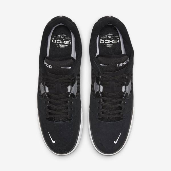 Men's Nike SB Ishod Wair Skate Shoes Black / Dark Grey / White | NK903QLP