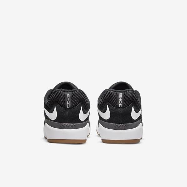 Men's Nike SB Ishod Wair Skate Shoes Black / Dark Grey / White | NK903QLP