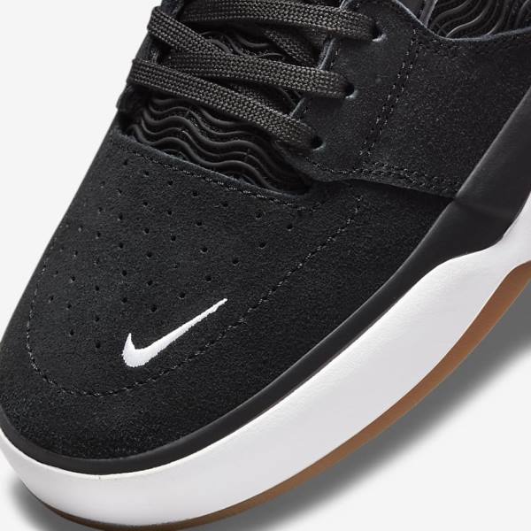 Men's Nike SB Ishod Wair Skate Shoes Black / Dark Grey / White | NK903QLP