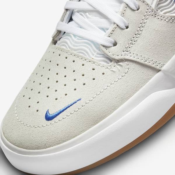 Men's Nike SB Ishod Wair Skate Shoes White / Royal / White | NK601LXE