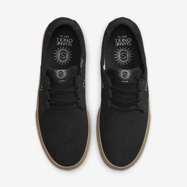 Men's Nike SB Shane Skate Shoes Black | NK163UKS