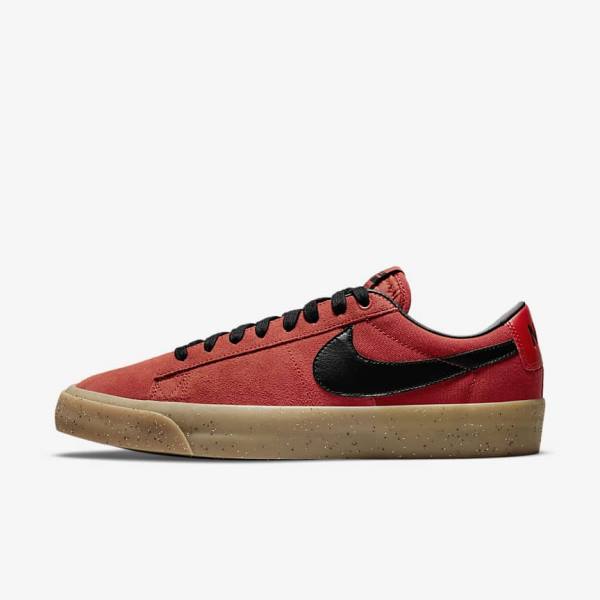 Men\'s Nike SB Zoom Blazer Low Pro GT Skate Shoes Light Brown / Black | NK825NKW