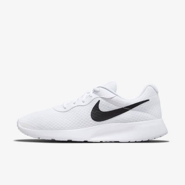 Men\'s Nike Tanjun Sneakers White / Black | NK271HZX