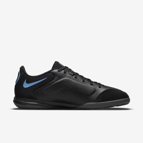 Men's Nike Tiempo Legend 9 Academy IC Indoor-Court Football Shoes Black / Grey | NK864QTJ