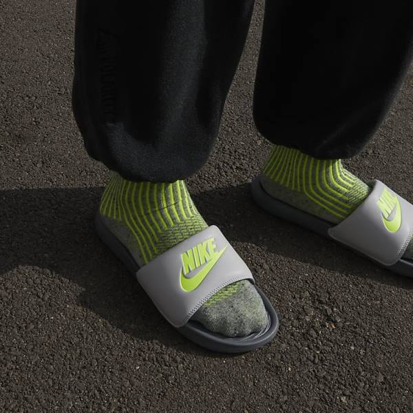 Men's Nike Victori One Slides Grey | NK785IQO