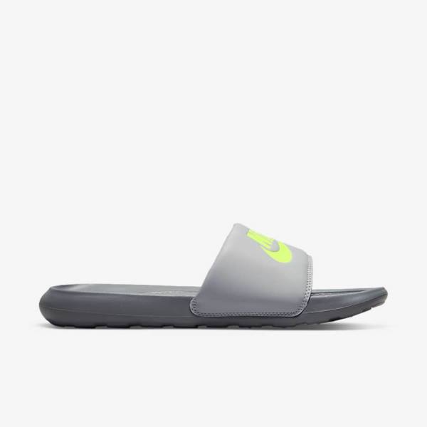 Men's Nike Victori One Slides Grey | NK785IQO