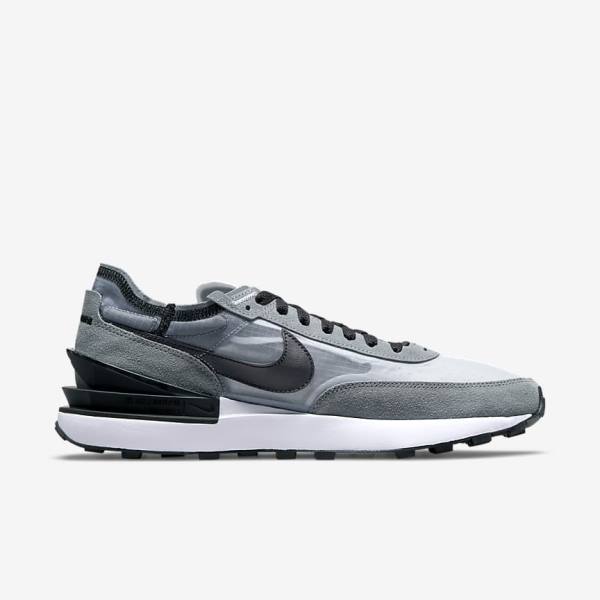 Men's Nike Waffle One SE Sneakers Grey / White / Grey / Black | NK896HEP