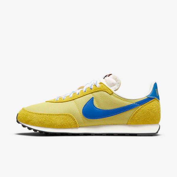 Men\'s Nike Waffle Trainer 2 SD Sneakers Yellow / Gold / Royal | NK305JQX