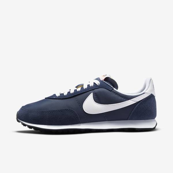 Men\'s Nike Waffle Trainer 2 Sneakers Blue / Navy / White | NK561UIS