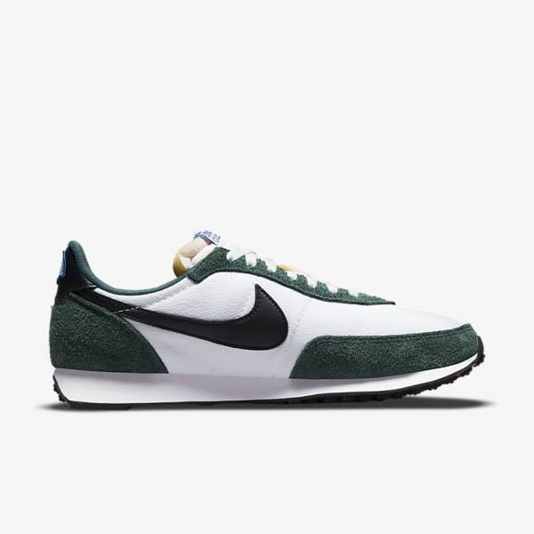 Men's Nike Waffle Trainer 2 Sneakers White / Green / Royal / Black | NK529REU