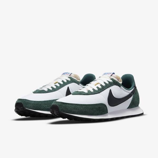 Men's Nike Waffle Trainer 2 Sneakers White / Green / Royal / Black | NK529REU