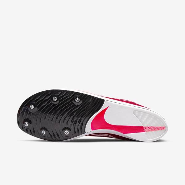 Men's Nike ZoomX Dragonfly Bowerman Track Club Athletics Distance Spikes Running Shoes Red / Black / White | NK391PFY